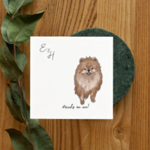 Spitz Aquarell Hochzeitscocktail Napkins Serviette