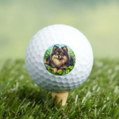Spitz Aquarell Kleeblatt Golfball (Insitu T-Shirt)