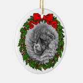 Spitz Art von Glenda S. Harlan Keramik Ornament (Rechts)