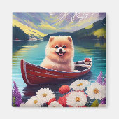 Spitz auf dem Paddle: Ein Landschaftliches Abenteu Magnet (Vorne)