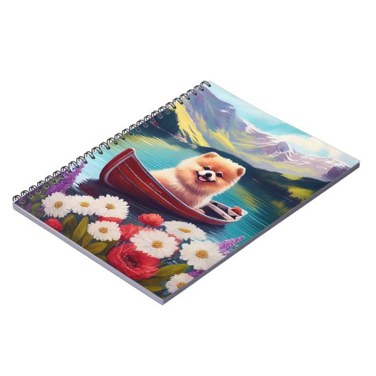 Spitz auf dem Paddle: Ein Landschaftliches Abenteu Notizblock (Linke Seite)