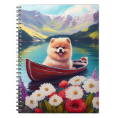 Spitz auf dem Paddle: Ein Landschaftliches Abenteu Notizblock (Vorderseite)