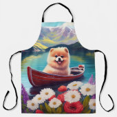 Spitz auf dem Paddle: Ein Landschaftliches Abenteu Schürze (Vorderseite)