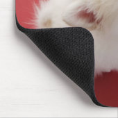 Spitz auf dem roten Teppich Mousepad (Ecke)