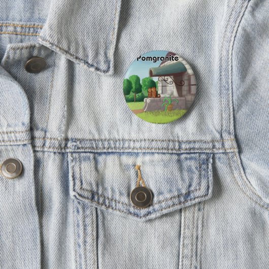 Spitz auf Granit (Granit) Funny Button (Beispiel)