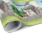 Spitz auf Granit (Granit) Funny Geschenkpapier (Rolleneckpunkt)