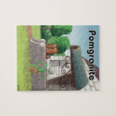 Spitz auf Granit (Granit) Funny Puzzle (Horizontal)