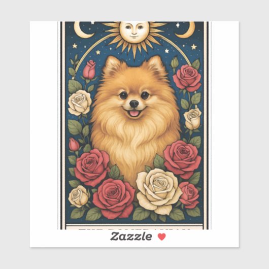 Spitz Aufkleber (Blatt)