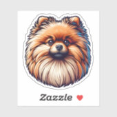 Spitz-Aufkleber Aufkleber (Blatt)