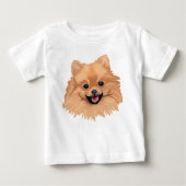 Spitz Baby T-shirt (Vorderseite)