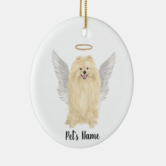 Spitz Beileid Memorial Säule Kerze Keramik Ornament (Rechts)