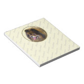 Spitz Black and Tan Malerei Original Hunde Kunst Notizblock (angewinkelt)