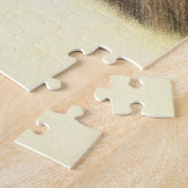 Spitz Black and Tan Malerei Original Hunde Kunst Puzzle (Seite)