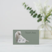 Spitz-Brüter-Geschäfts-Karte Visitenkarte (Stehend Vorderseite)