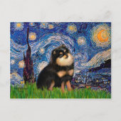 Spitz (BT) - Starry Night Postkarte (Vorderseite)