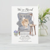 Spitz Dog | Ankündigung der Beförderung (Stehend Vorderseite)