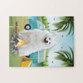 Spitz Dog Camping Puzzle (Horizontal)