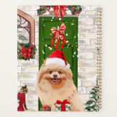 Spitz Dog Christmas Planer (Rückseite)
