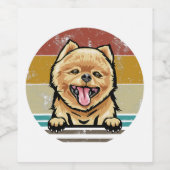 Spitz Dog Food and Beverage Label Set Weinetikett (Einzelnes Label)