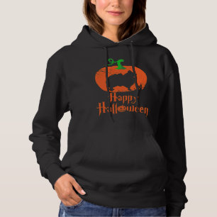 Spitz Dog Halloween Hoodie