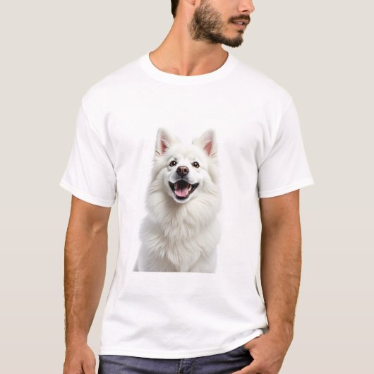 Spitz Dog Hausbesitzer Geschenkidee T-Shirt (Vorderseite)