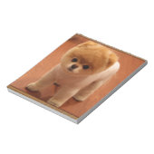 Spitz Dog Haustier Welpe Kleines Adortable Baby Notizblock (Rotiert)
