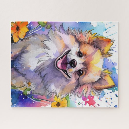 Spitz Dog Jigsaw Puzzle (Horizontal)