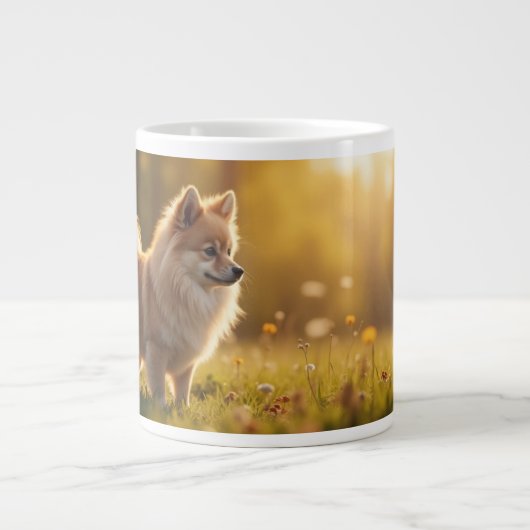 Spitz Dog Jumbo-Tasse (Vorderseite)