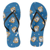 Spitz Dog KiniArt Badesandalen (Fußbett)