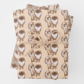 Spitz Dog Lovers Geschenkpapier Set (Beispiel)