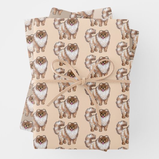 Spitz Dog Lovers Geschenkpapier Set (Beispiel)