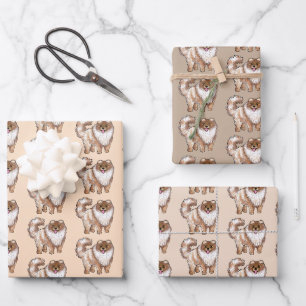 Spitz Dog Lovers Geschenkpapier Set