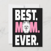 Spitz dog| Mama Geschenk Muttertag Einladung (Vorderseite)