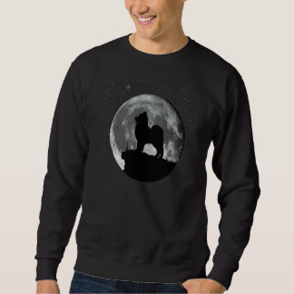 Spitz Dog Moon Sweatshirt