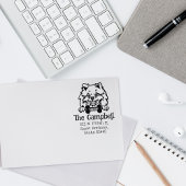 Spitz Dog, Rücksendeadresse, Gummistempel