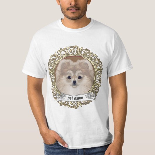 Spitz Dog T-Shirt (Vorderseite)