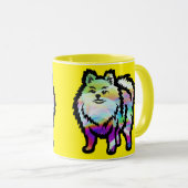 Spitz Dog Tasse (VorderseiteRechts)