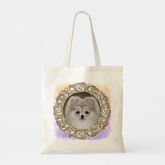 Spitz Dog Tragetasche (Rückseite)