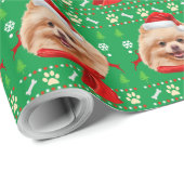 Spitz Dog Ugly Weihnachten Geschenkpapier (Rolleneckpunkt)
