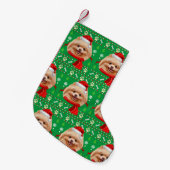 Spitz Dog Ugly Weihnachten Kleiner Weihnachtsstrumpf (Vorderansicht (hängend))