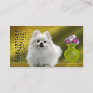 Spitz Dog Visitenkarte