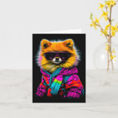 Spitz Dog Wintersport Snowboard Karte (Gelbe Blume)