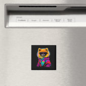 Spitz Dog Wintersport Snowboard Magnet (In Situ (Geschirrspüler))