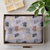 Spitz-Drucke und Dog-Knochen-Papiere Seidenpapier (Geschenk)