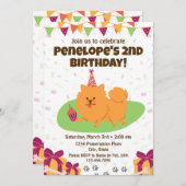 Spitz Einladung zum Geburtstag (Vorne/Hinten)