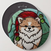 Spitz Festgläser Weihnachten Button (Vorne & Hinten)
