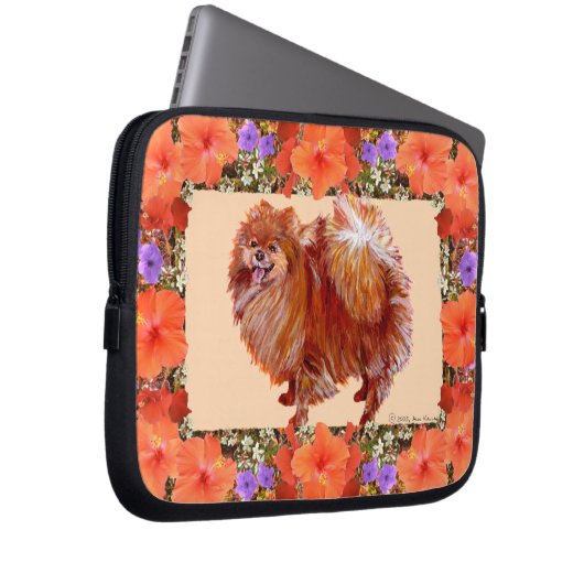 Spitz Floral Laptopschutzhülle (Vorne Rechts)