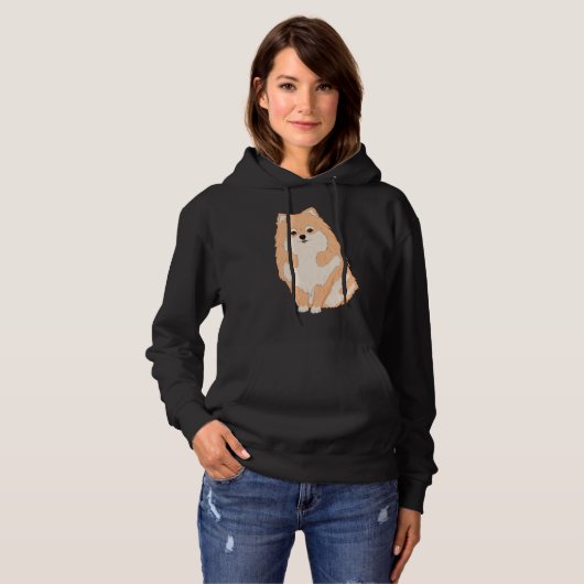Spitz Friend Hoodie (Vorne ganz)