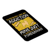 Spitz Funny Dog Advocation Magnet (Rechte Seite)