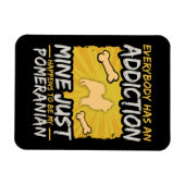 Spitz Funny Dog Advocation Magnet (Horizontal)